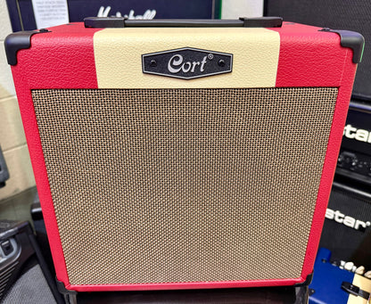 🎸NEW FOR 2025🎸 Cort CM15-R Red Combo Practice Amplifier~ Guitar Amp 15w