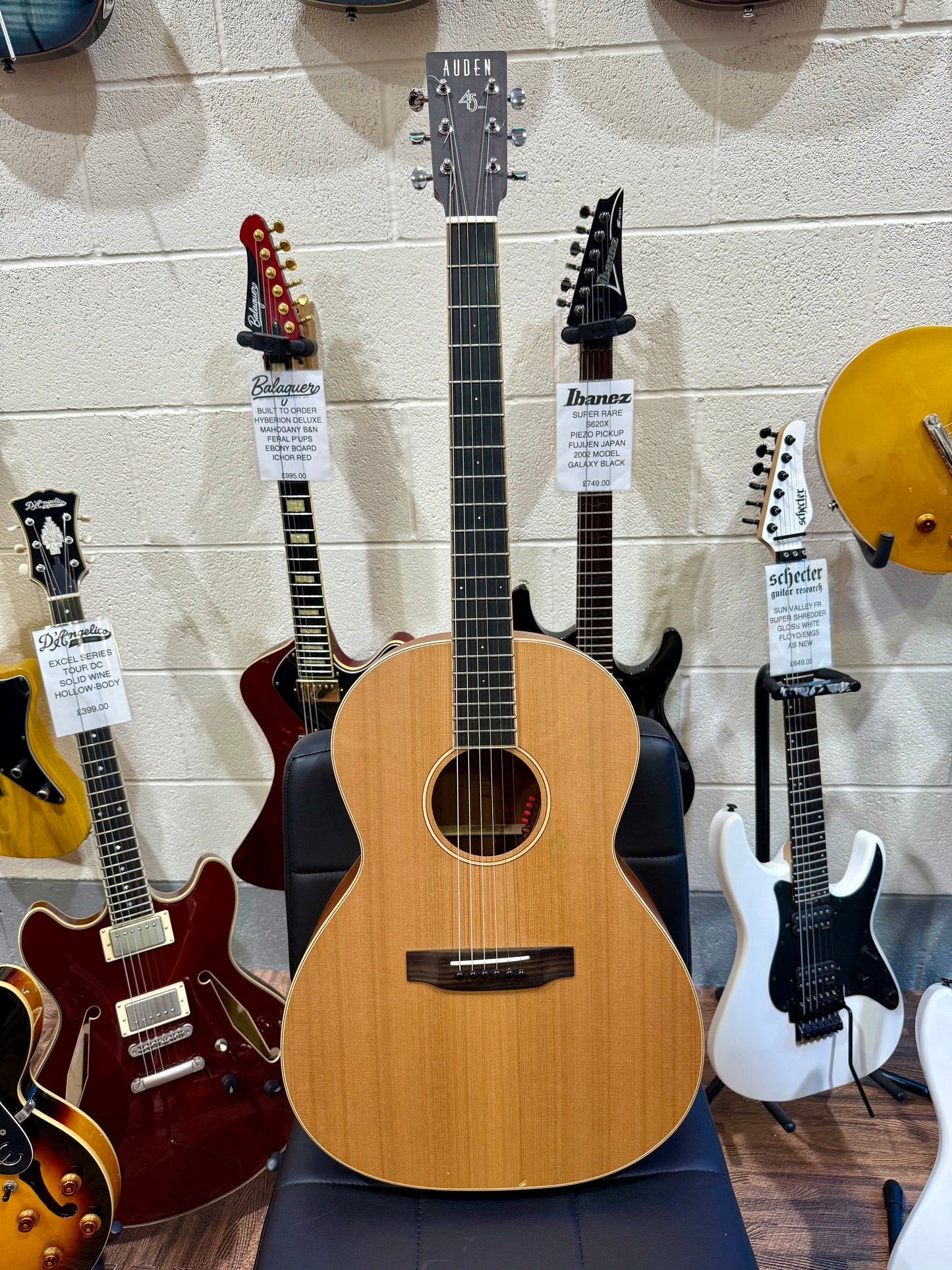 🌟2023🌟 Auden Neo 45 Chester Full Body Electro-Acoustic Guitar~ Cedar~ Gig Bag!