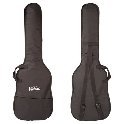 Vintage V49 Coaster Series Bass Guitar Pack ~ Boulevard Black