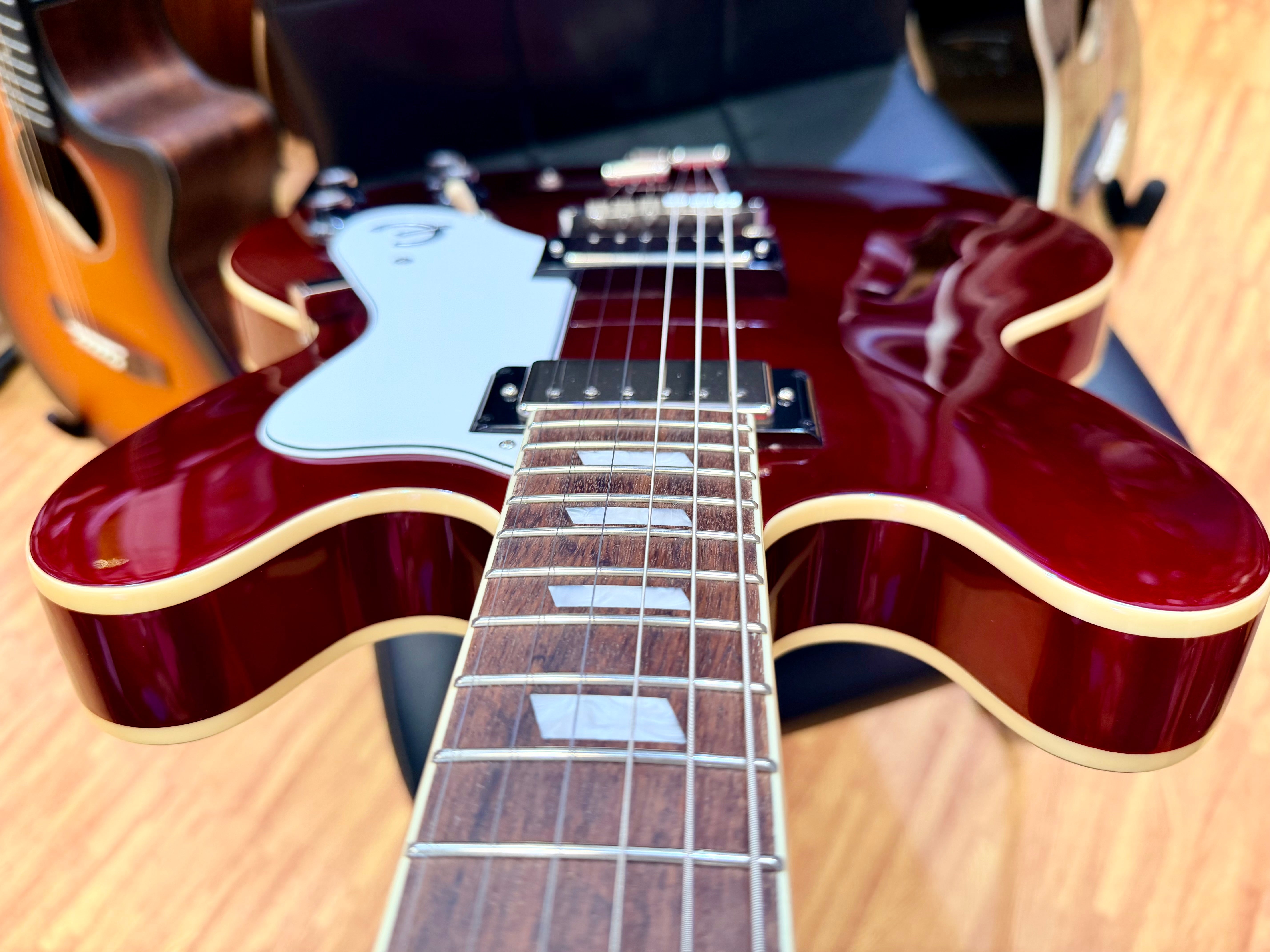 ✨2023✨ Epiphone Riviera Semi-Hollow Sparkling Burgundy~ Frequensator~ Hard Case