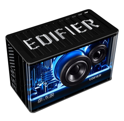 Edifier QD35 Tabletop Bluetooth Speaker With GaN Wireless Charger - Black