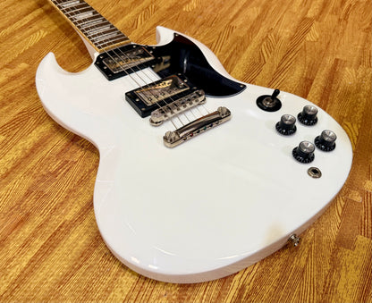 🔥2023🔥 Burny RSG-60 ’63 Alpine White SG Electric Guitar~ Near Mint~ Fernandes!