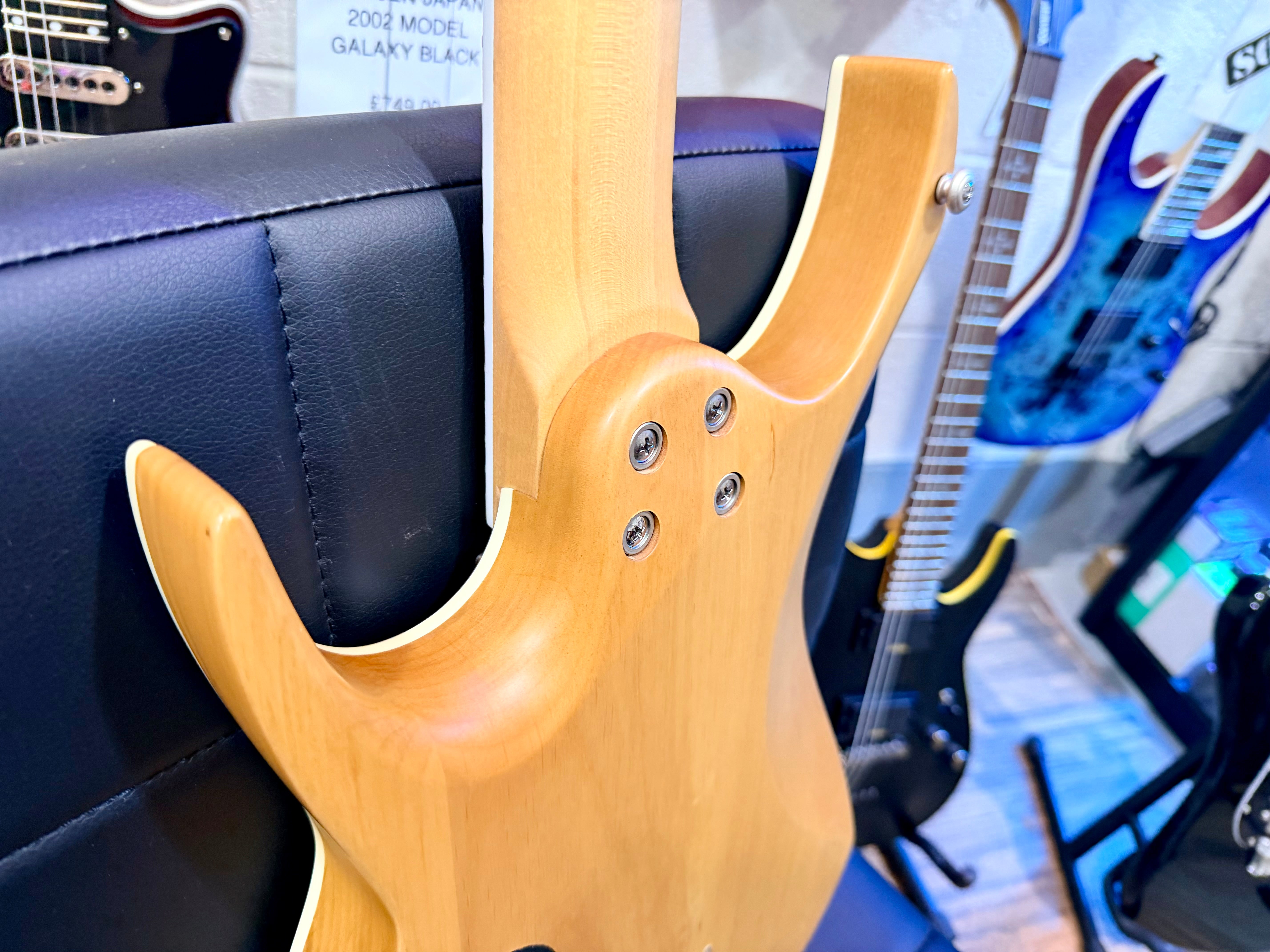 🔥2021🔥 Dean Exile Select 7-String Burl Poplar~ Satin Turquoise Burst~ Rare!