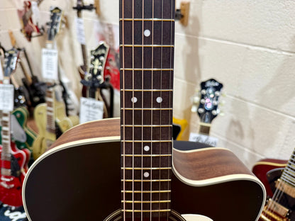 🌟2025 BRAND NEW MODEL🌟 Cort L100 OCF CED Black Satin Electro-Acoustic Guitar!