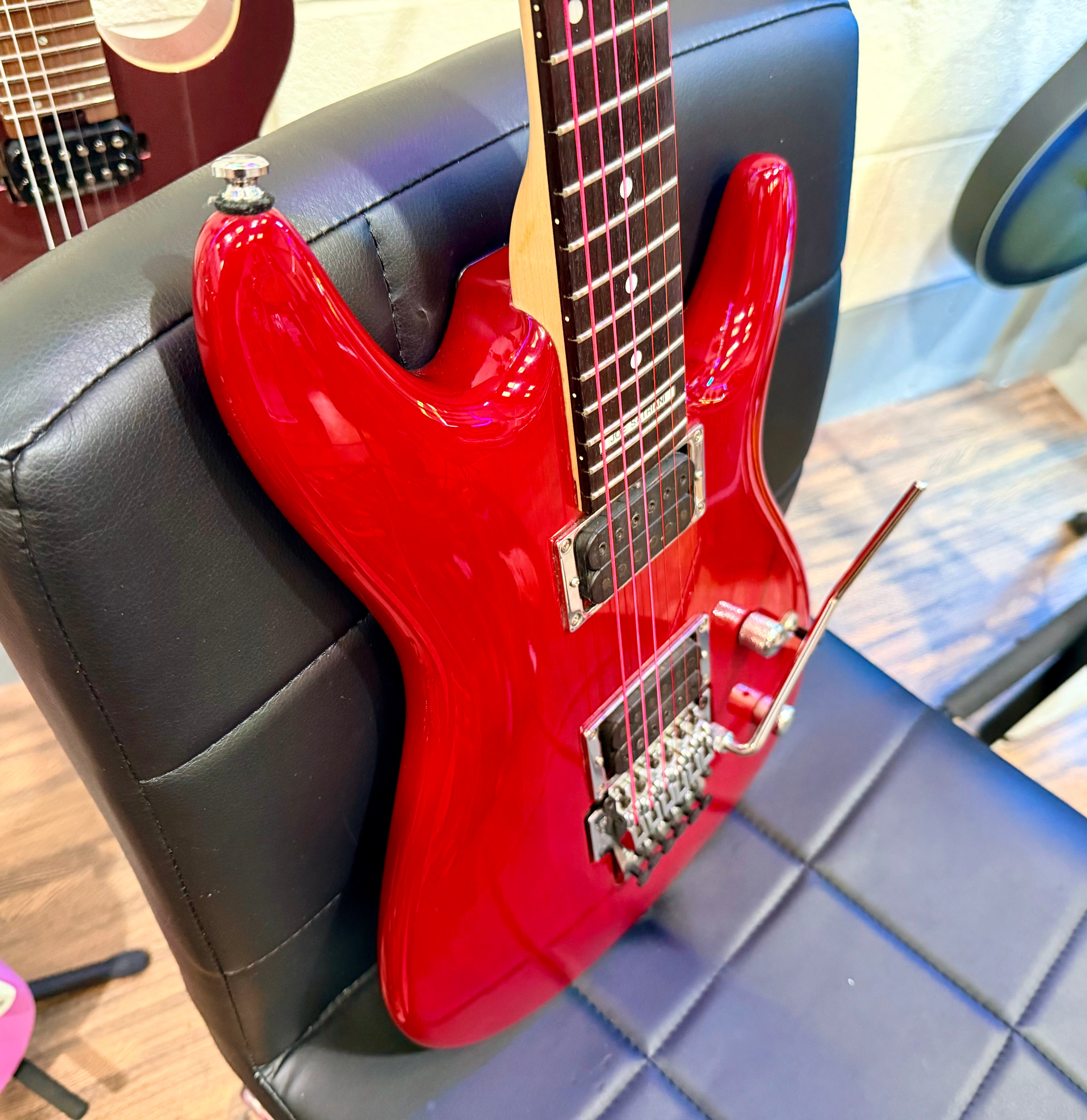 🔥2002🔥 Ibanez JS100 Joe Satriani Signature~ Korean Electric Guitar~ Red~ Floyd