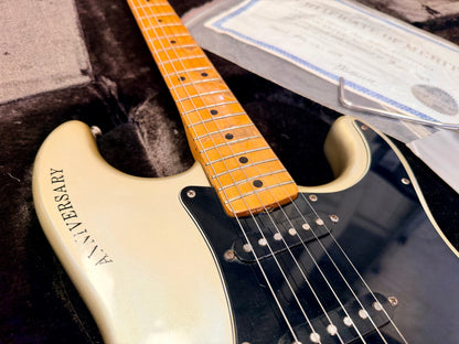 ✨1979✨ Fender 25th Anniversary American Stratocaster~ Porsche Silver + Case/COA