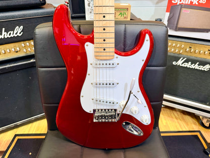 🎸 EastCoast ST1 Electric Guitar- Candy Apple Red~ Maple Neck Stratocaster 🎸