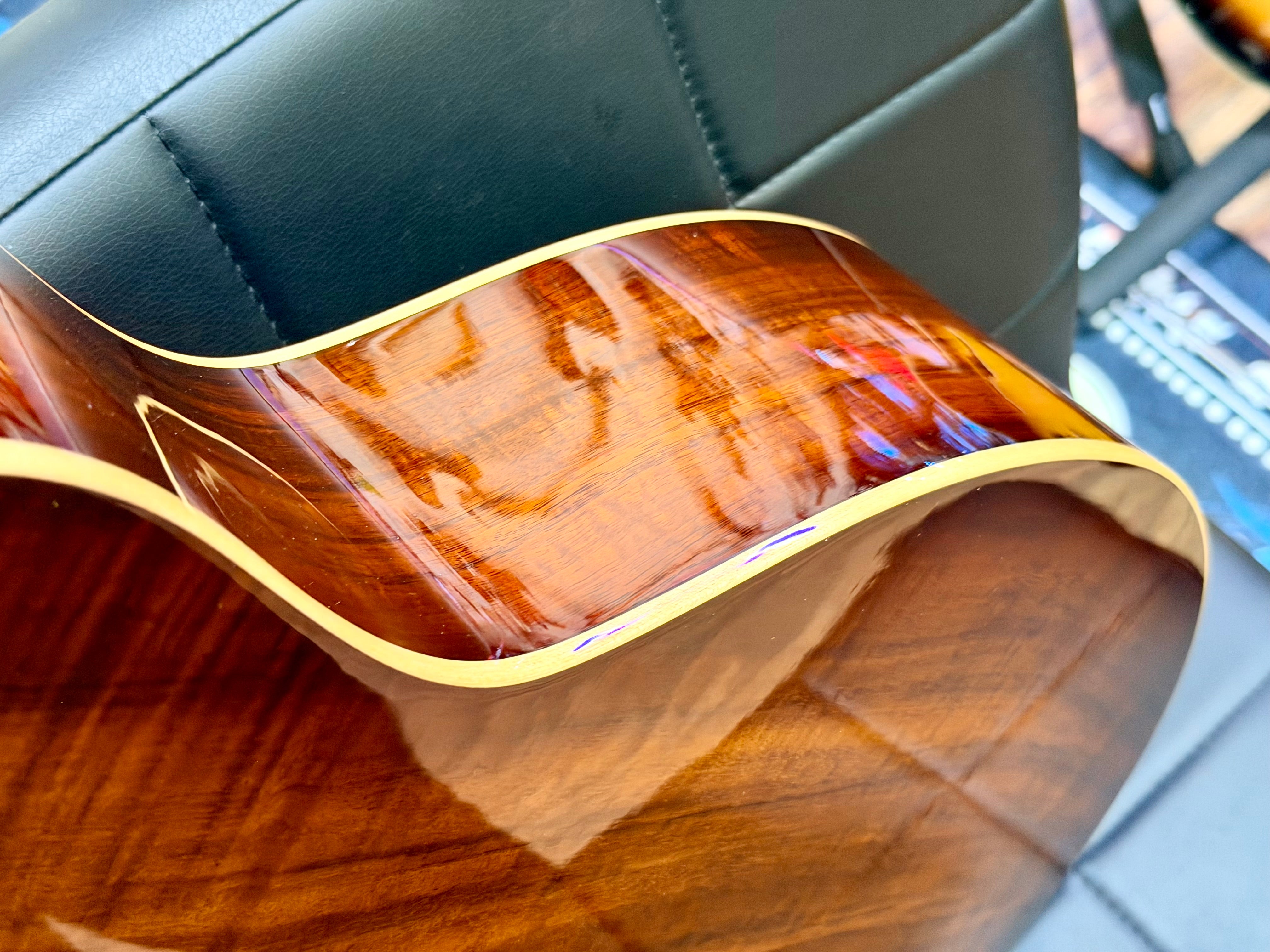 🔥HAWAIIAN KOA🔥 2022 Taylor K24ce~ V-Class~ Shaded Edgeburst~ USA + Hard Case!