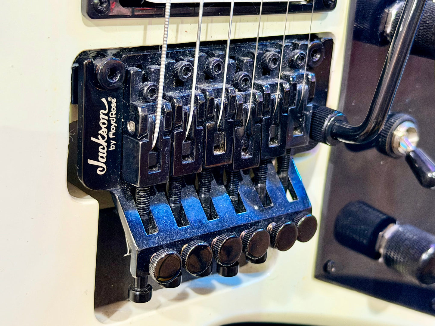 🔥WARMAN PICKUPS🔥 Jackson JS32 Rhodes Electric Guitar~ Randy Rhodes~ Ivory!