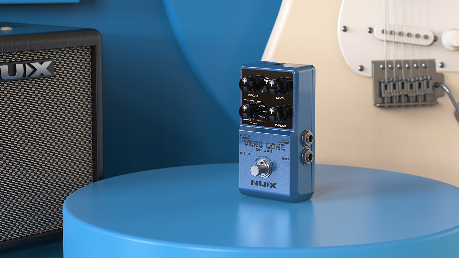 NU-X Verb Core Deluxe Pedal Reverb