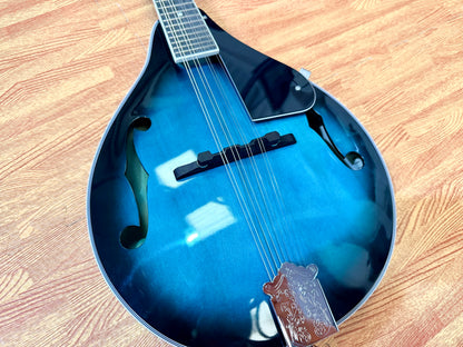 ✨ IRIN 8-String A-Style Acoustic Mandolin – Folk~ Blue Burst! ✨