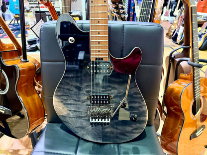 2022 EVH Wolfgang Standard QM~ Quilted Black Fade~ Baked Maple Neck~ Floyd Rose