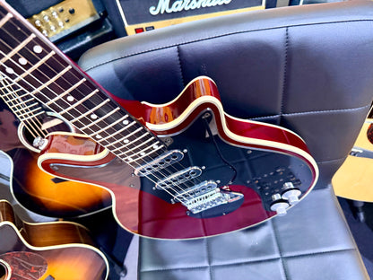 ⚡️2003⚡️ Burns London Brian May Signature Red Special~ Cherry Red Korean Made!