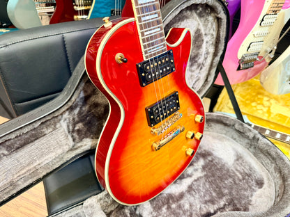 🔥GIBSON PICKUPS🔥 Epiphone Prophecy Les Paul Custom Plus GX~ Cherry Sunburst!