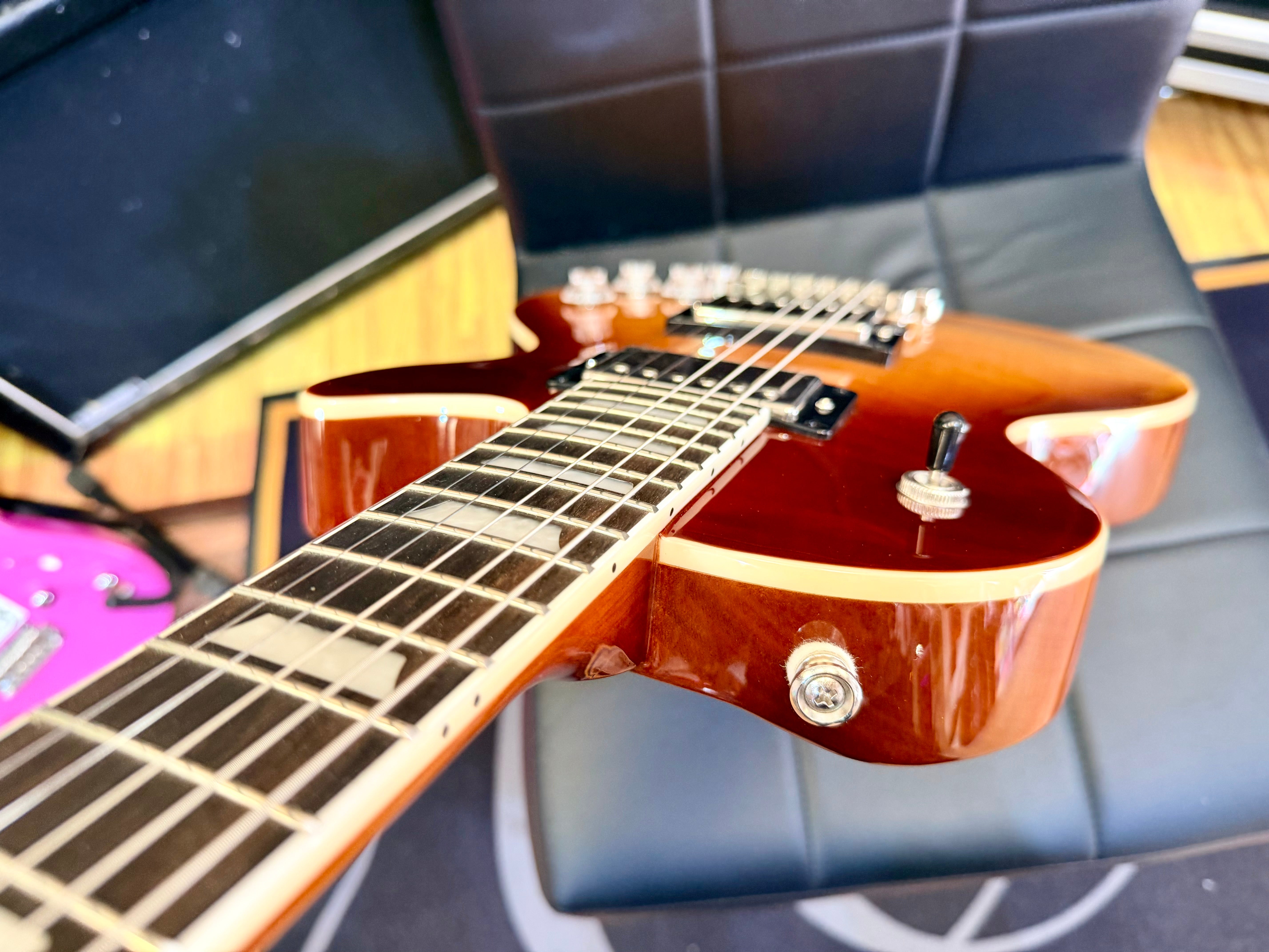 🌟2022🌟 Epiphone Les Paul Modern Figured~ Caffe Latte Fade~ Immaculate Condition