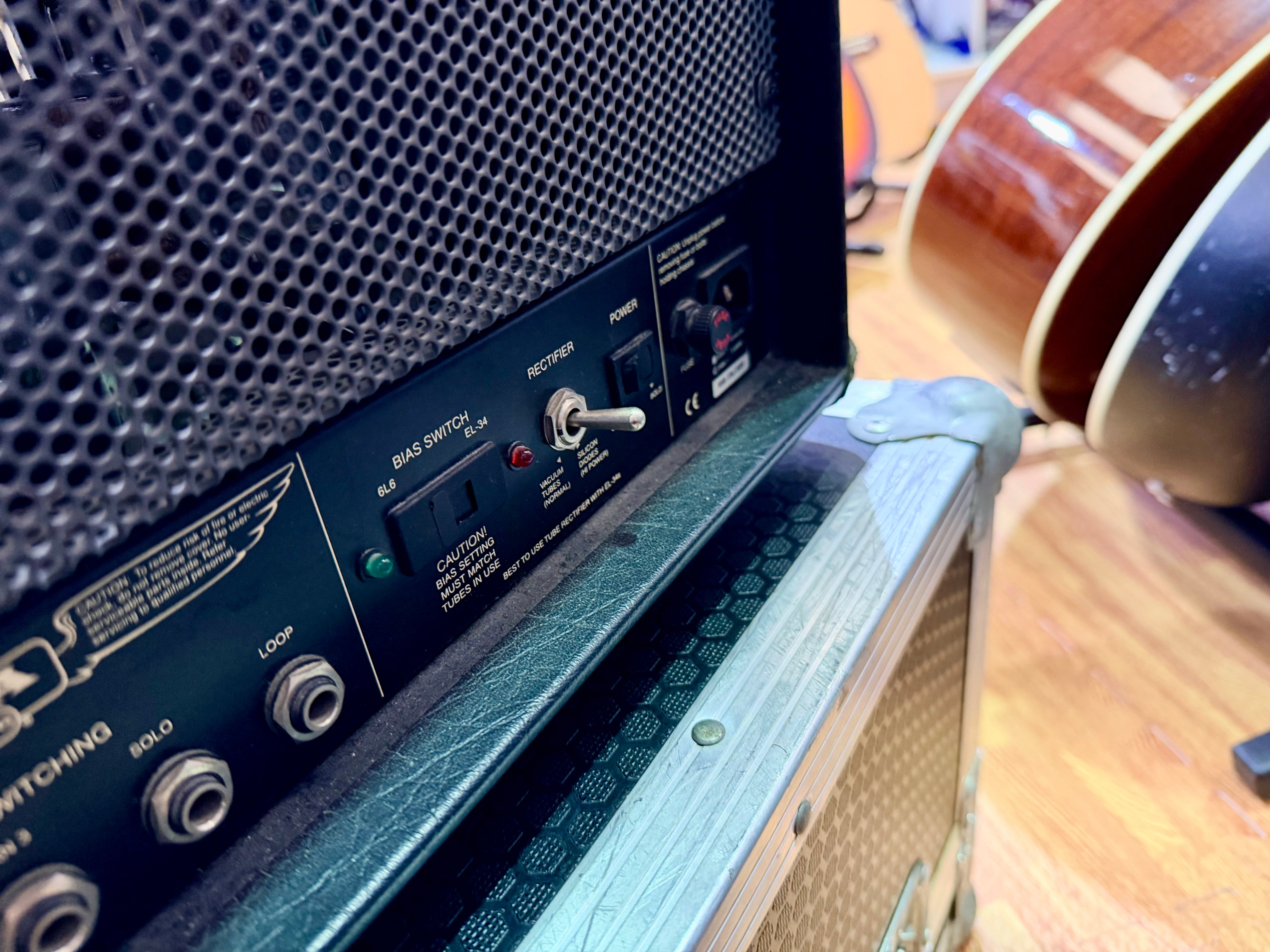 🔥 Mesa Boogie Dual Rectifier Solo Head Amplifier 100W Valve Amp + Case 🔥