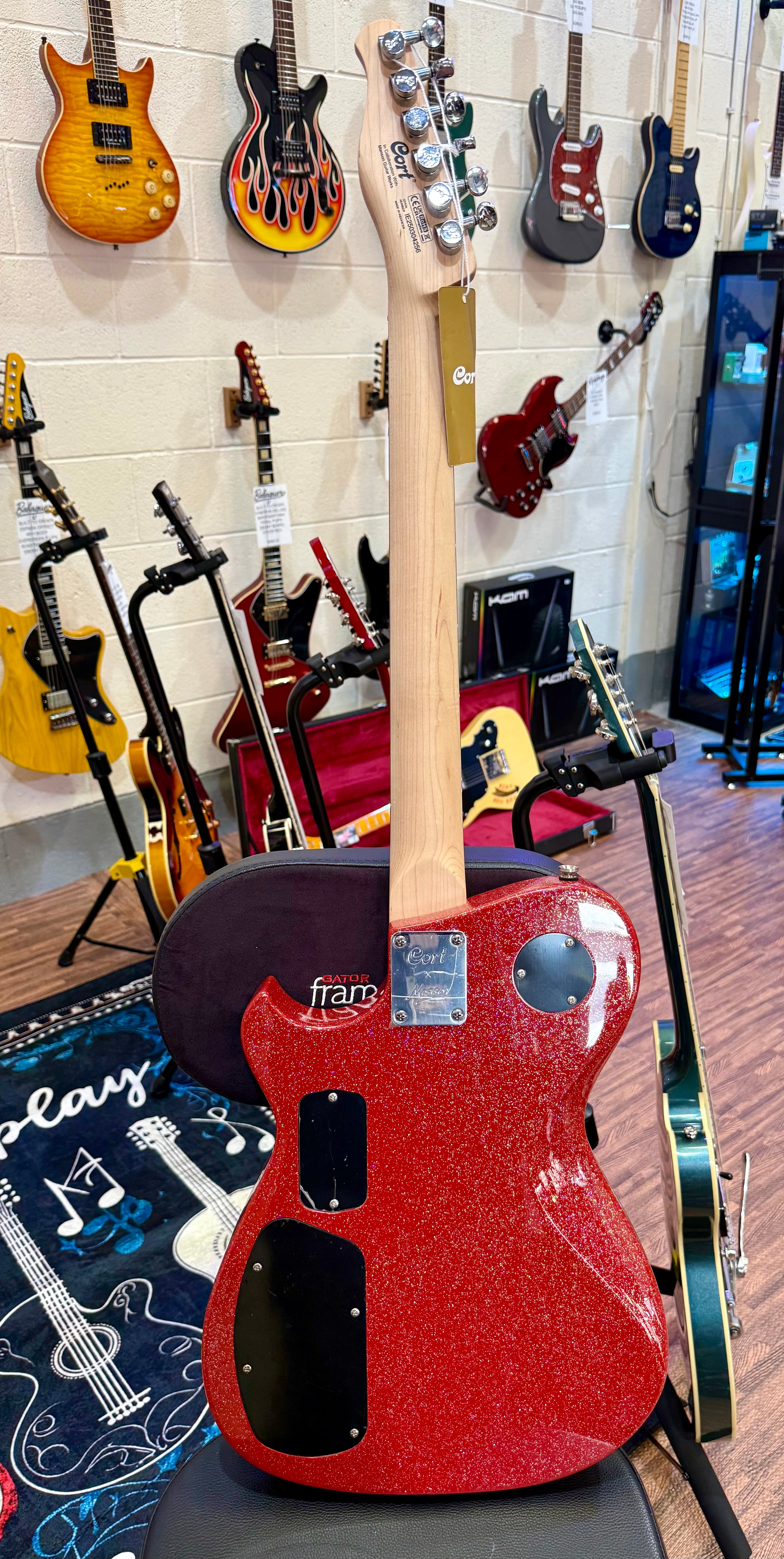 🔥NEW RELEASE🔥 Manson Meta Series Matt Bellamy MBM-2H Sustainiac~ Red Sparkle!