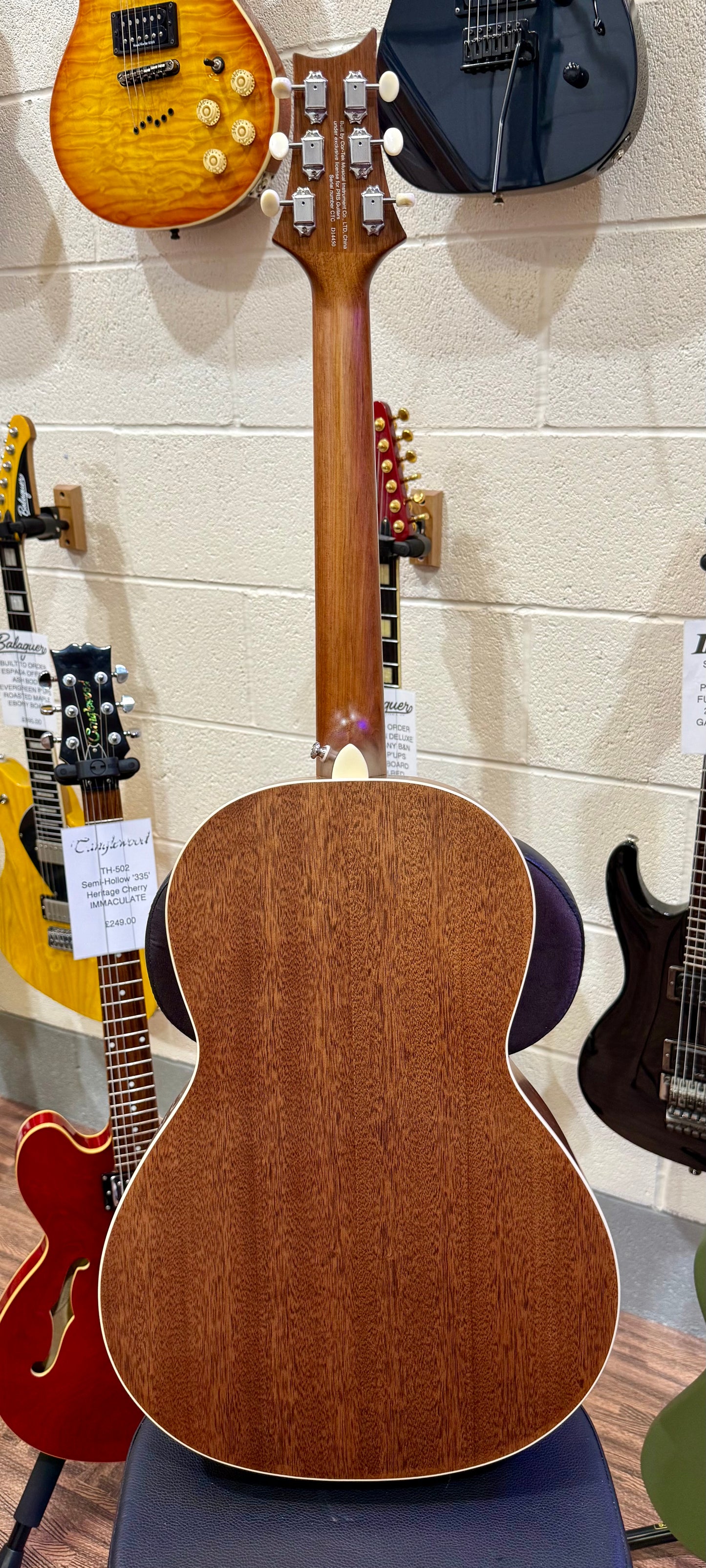 🦅 MINT 2020 🦅 PRS SE P20E Tonare Parlor~Electro Acoustic~ Satin Mahogany + Bag