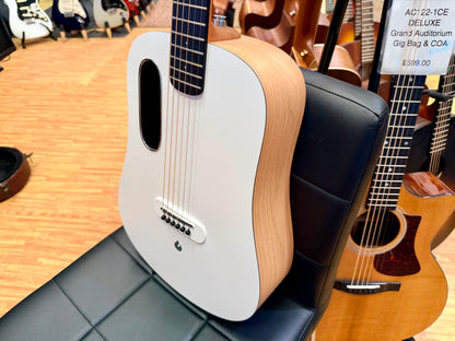 🔥MINT🔥 LAVA Music Blue Lava Original 36” Acoustic Travel Guitar + Lite Bag!