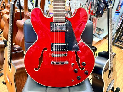 🍒LATEST 2026🍒 EKO Fusion Cherry Red Semi-Hollow Electric Guitar~ 335 Style!