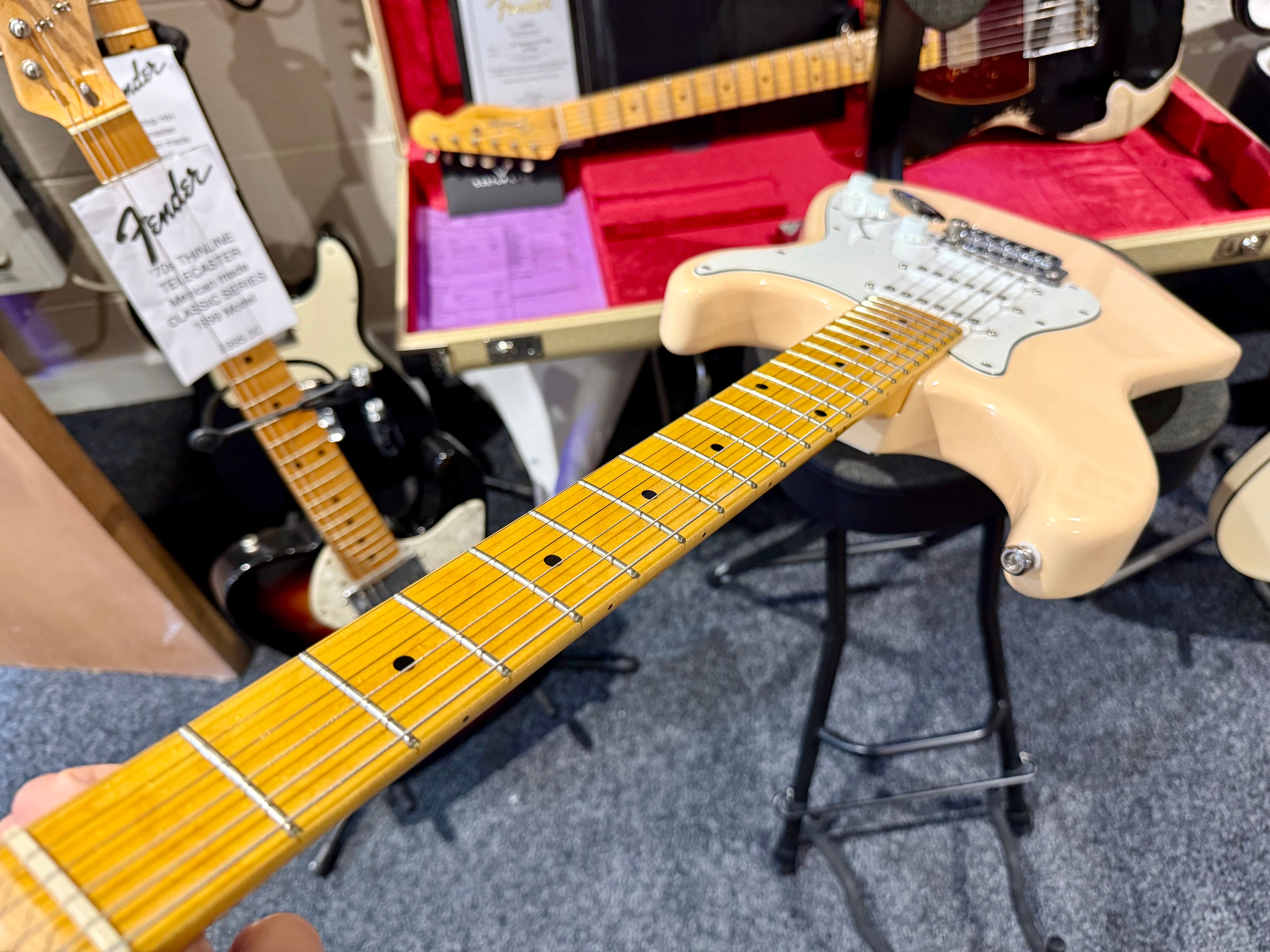 🔥EX-DEMO🔥 G&L Tribute S-500 Strat Style Electric Guitar~ Vintage White!