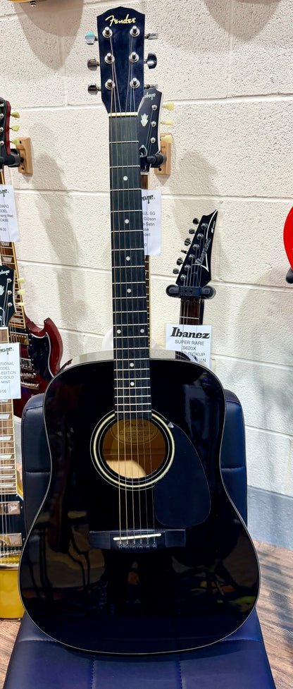 🎸PERFECT STARTER🎸 Fender DG-5 BLK Acoustic Guitar~ Full Size~ Gloss Black!