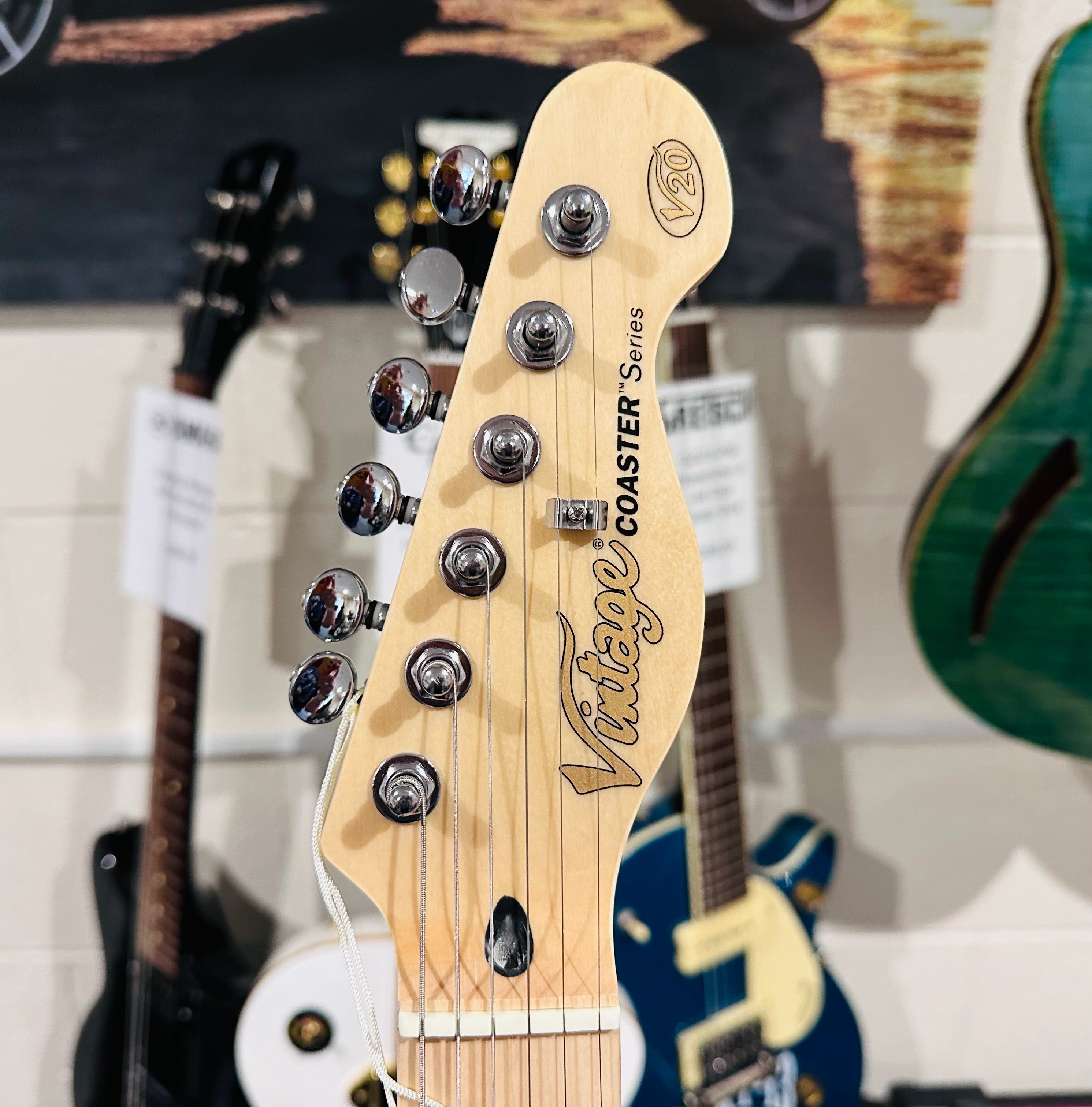 🌟NEW🌟 Vintage V20 Coaster Telecaster Bundle Starter Pack Amp/Bag~ Butterscotch