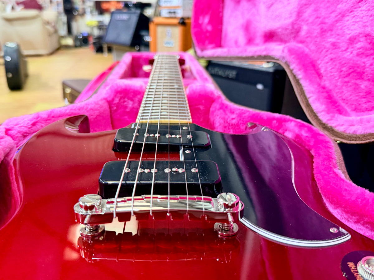 ✨2025✨ Epiphone SG Special P-90 Sparkling Burgundy + Hard Case~ MINT Condition
