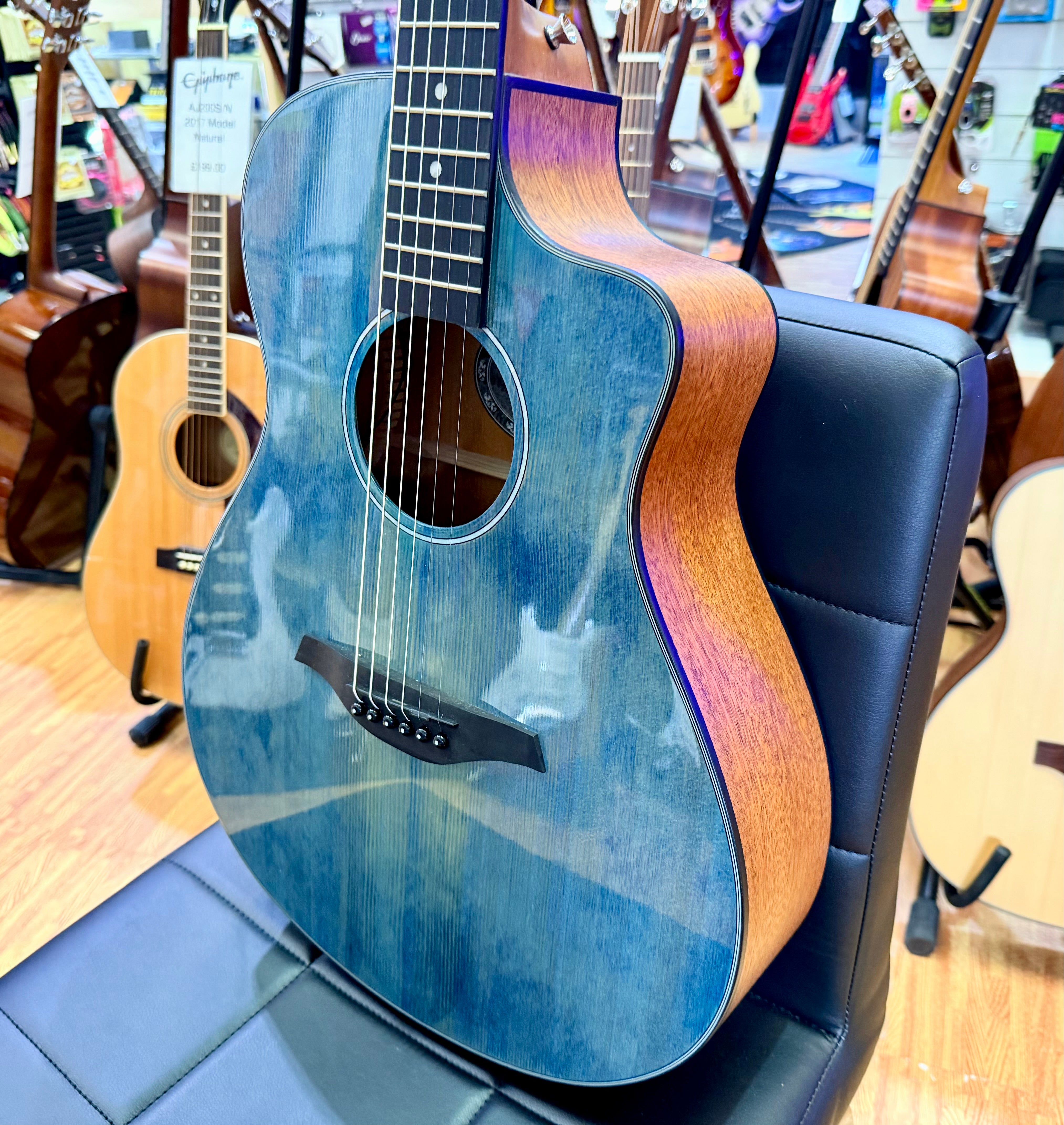 ✨NEW✨ Vintage Pacific Coast Series VEC300DB Electro-Acoustic Guitar~ Denim Blue
