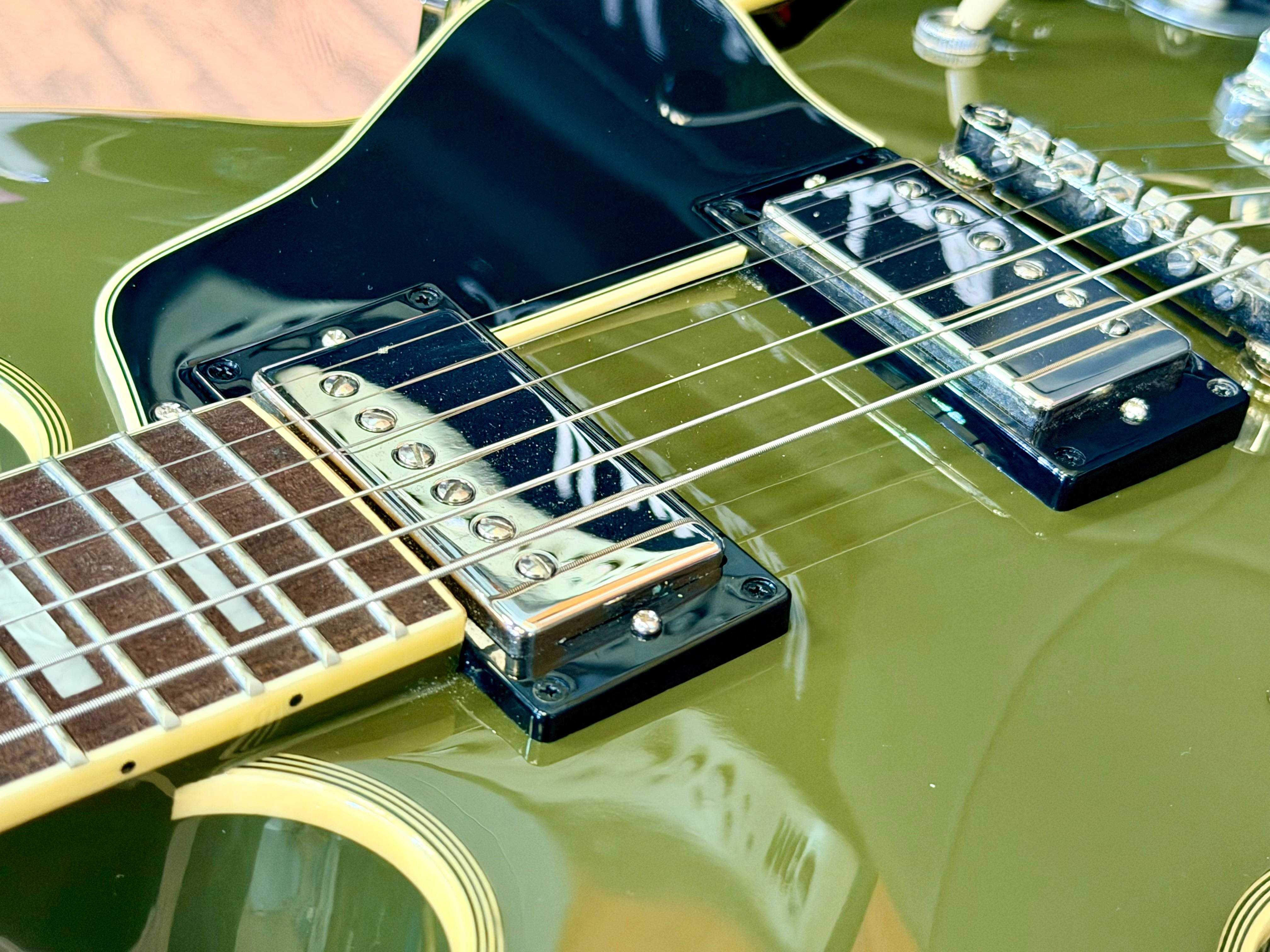 ⚡️2023⚡️ Epiphone Shinichi Ubukata ES-355 Olive Drab~ Inspired By Gibson Custom!