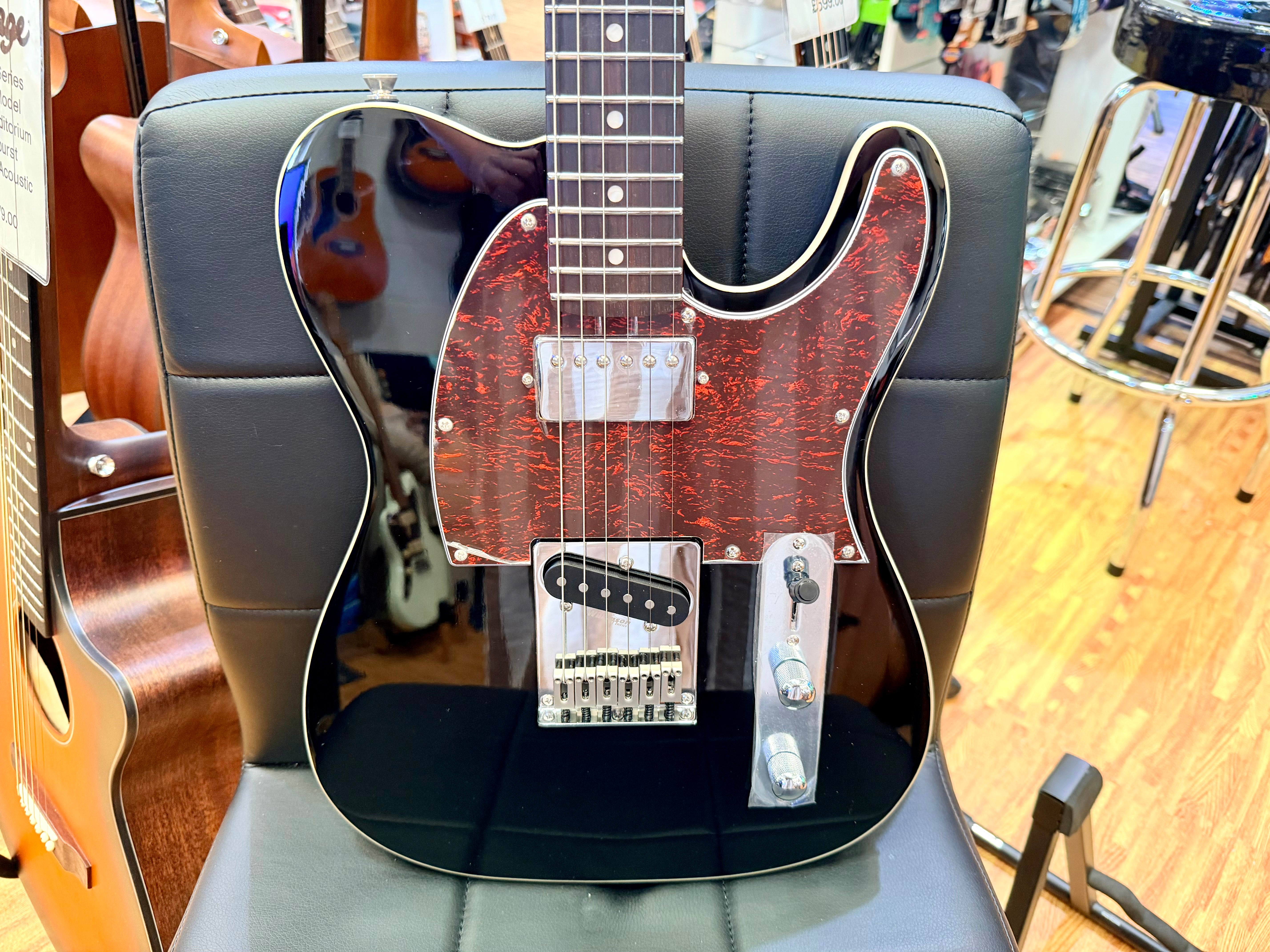 ⚡️NEW⚡️ JET JT-350 Black Electric Guitar~ Roasted Maple~ Telecaster Style~ 2026!