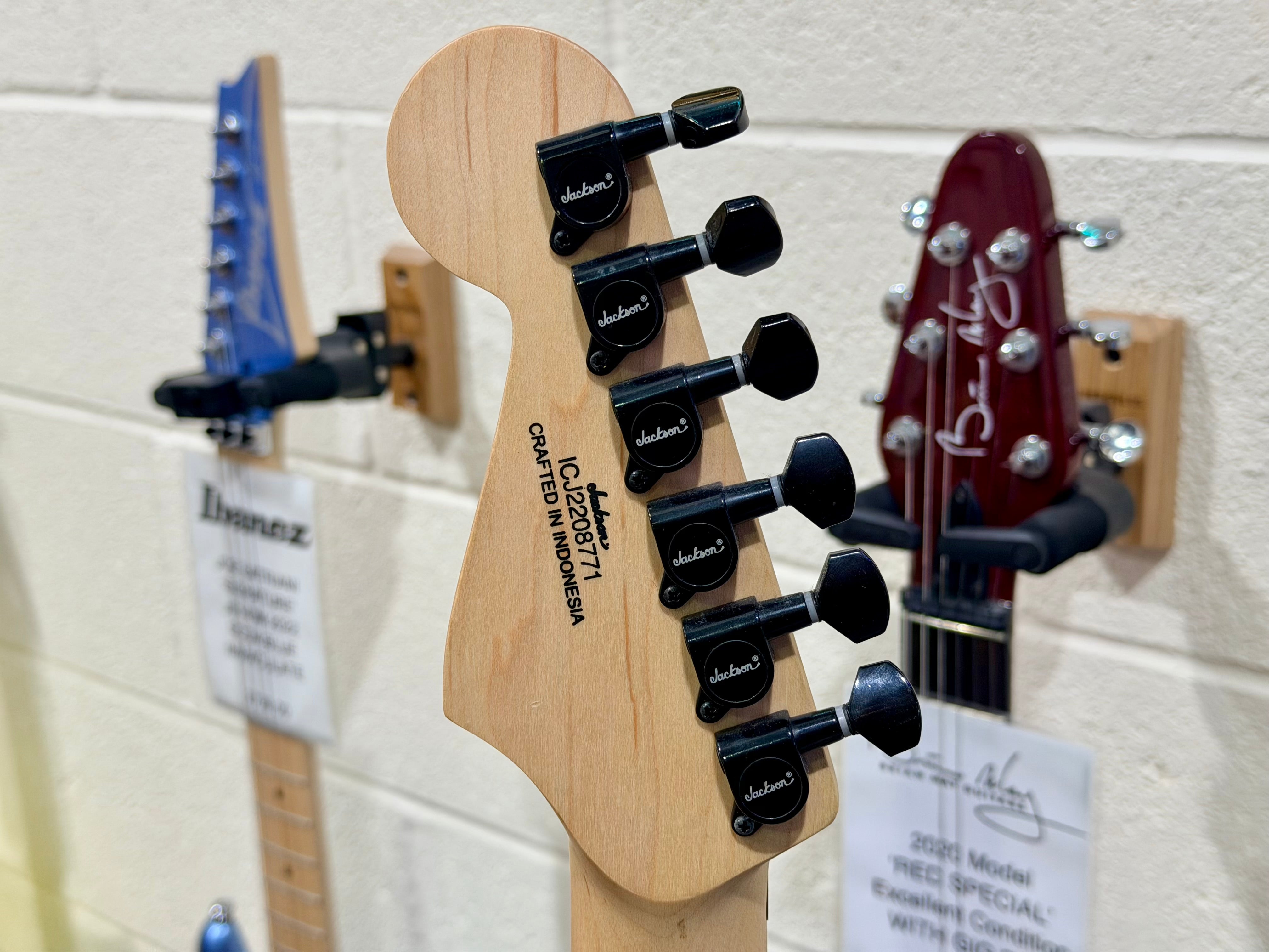 🔥2022🔥 Jackson Adrian Smith SDXM~ Maple~ Snow White~ Iron Maiden Signature!