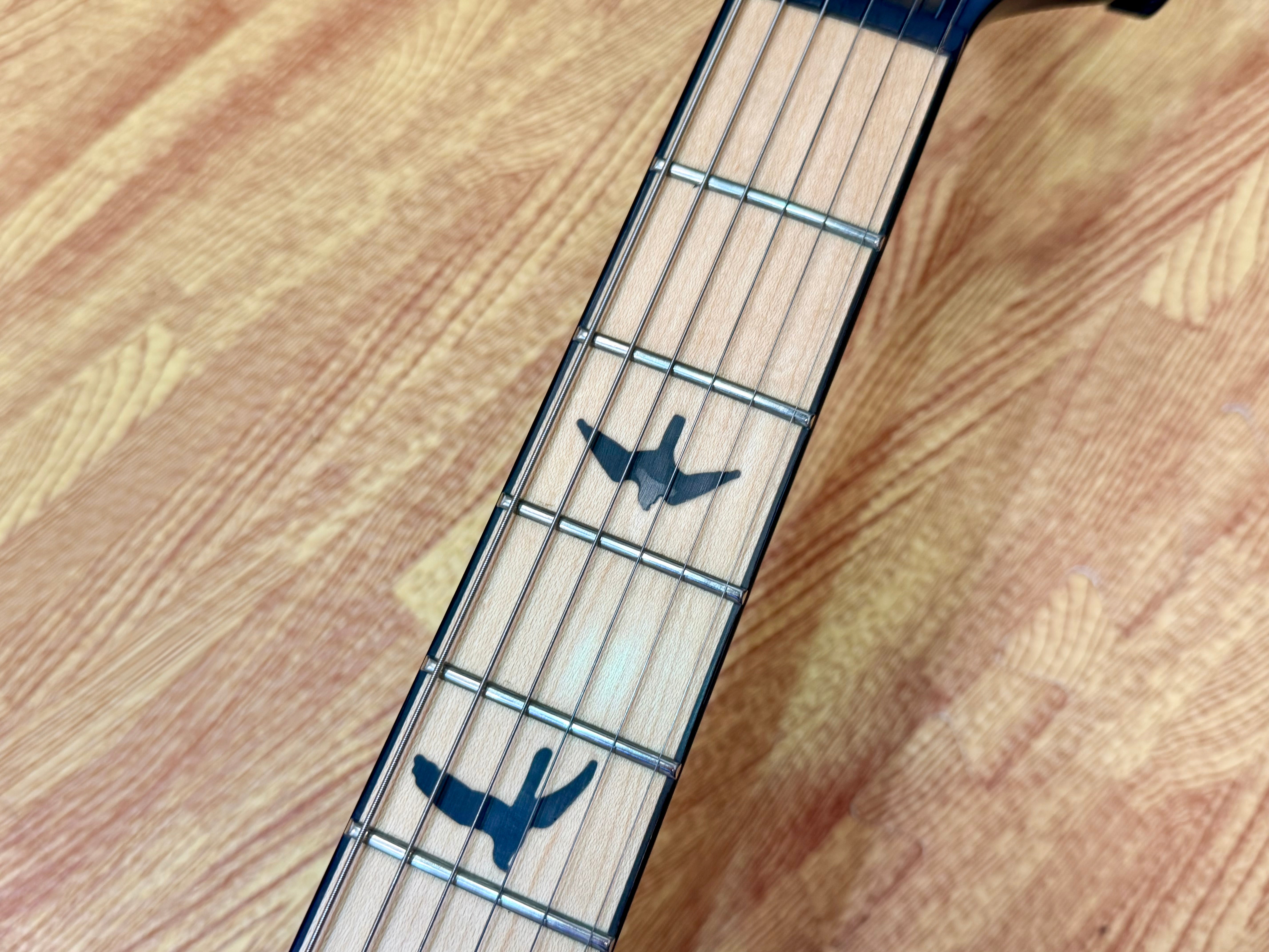 ✨RARE✨ PRS SE Custom 24 Roasted Maple Limited Edition~ Sapphire Turquoise + Bag