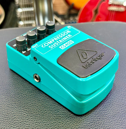 🎸 Behringer CS400 Compressor Sustainer Guitar Effects Pedal 🎸