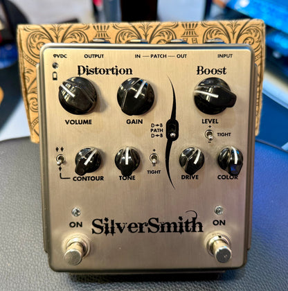 🔥 Egnater Silversmith Distortion and Boost Guitar Effects Pedal~ Boxed! 🔥