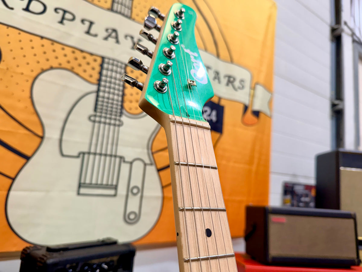 🌟 Cort G250 Spectrum Metallic Green Electric Guitar~ Coil Tap/Locking Tuners 🌟