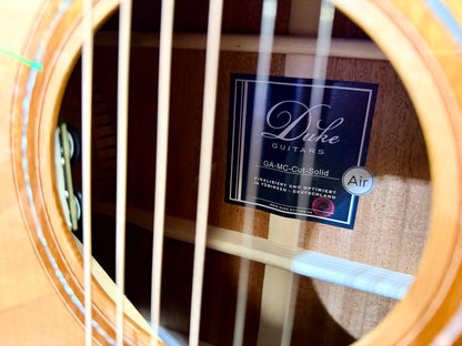 ✨NEW✨ Duke GA-MC-Cut-Solid-Air~ All Solid Electro Acoustic Guitar~ Ebony + Cedar