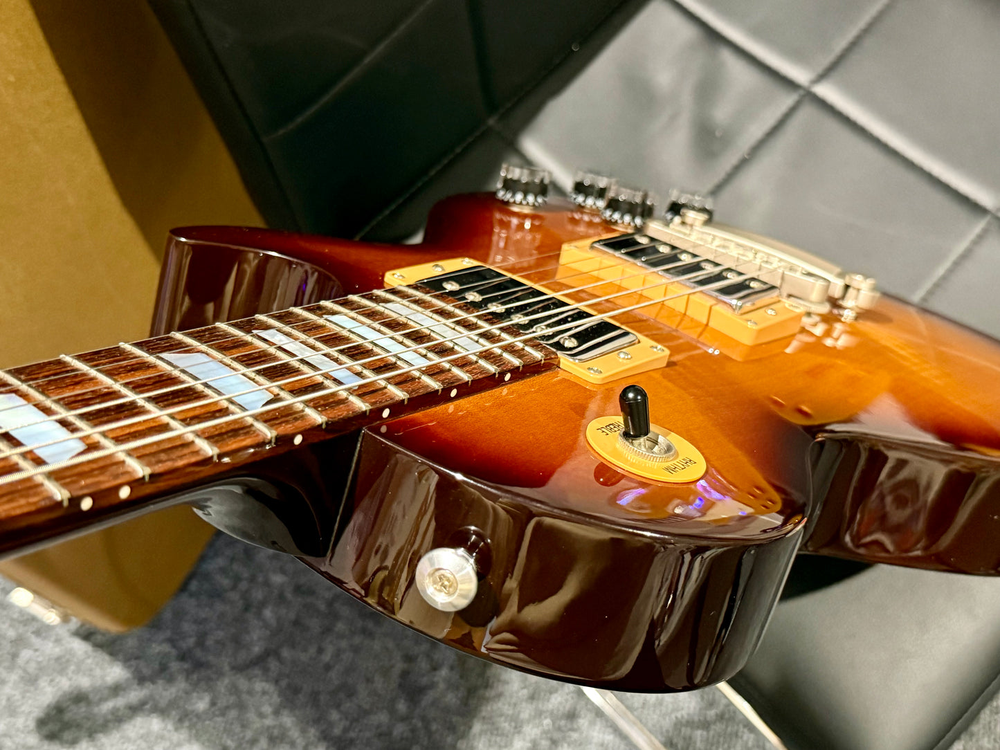 🔥UPGRADED🔥 2015 Gibson Les Paul Studio Desert Burst~ 100th Limited Run + Case!