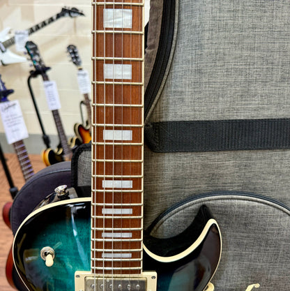 🌟 2025 LAUNCH OFFER 🌟 Cort CR250 Les Paul Guitar~ Dark Blue Burst + BAG!