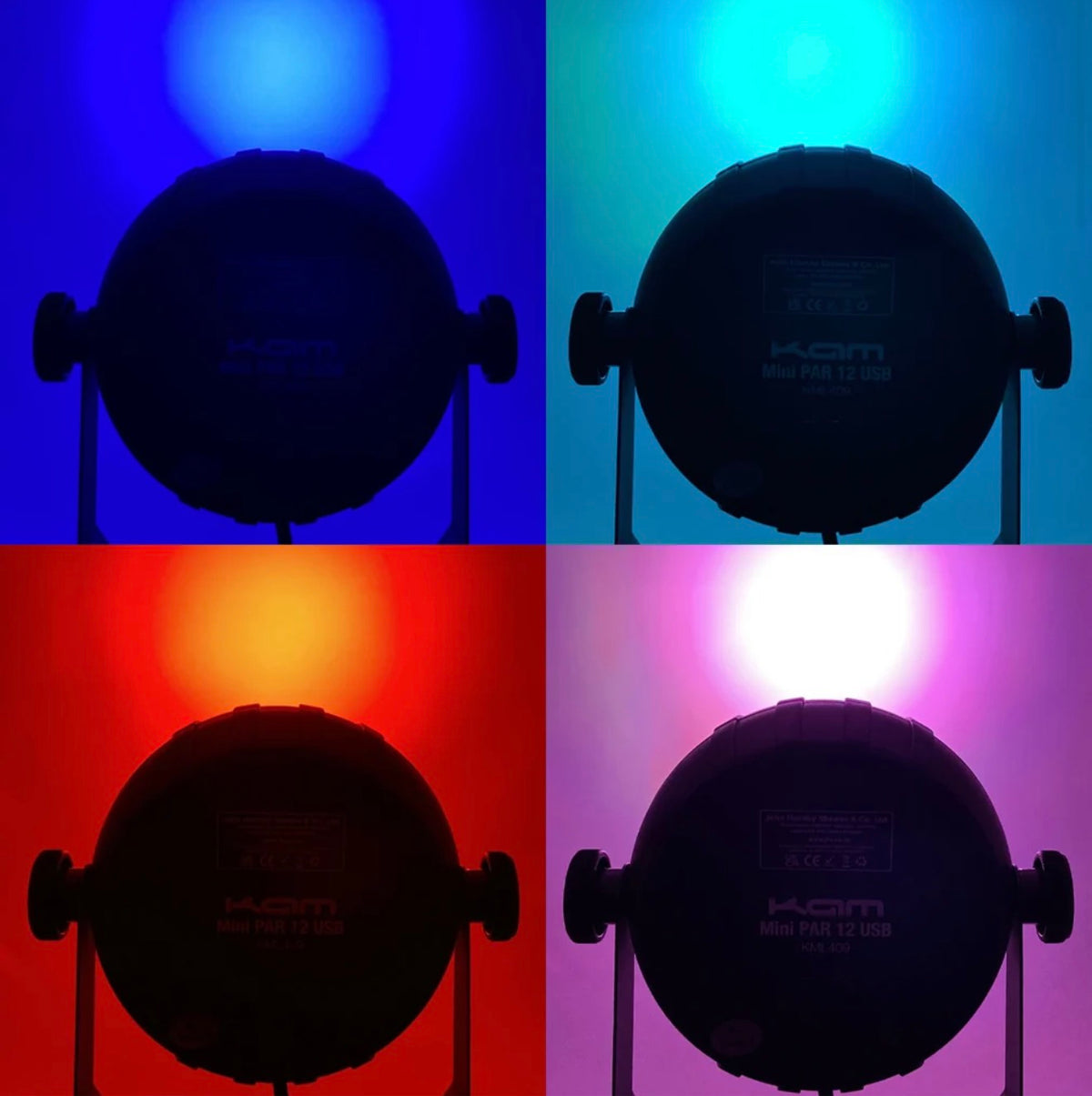 Kam Mini Par 12 USB Light Par Can RGBW Par Can DJ Disco Party