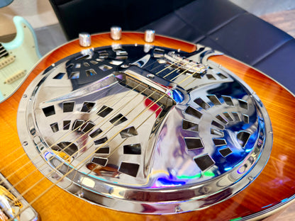 ☀️2010☀️ Fender FR-50CE Cutaway Electro Acoustic Resonator Guitar~ Sunburst!