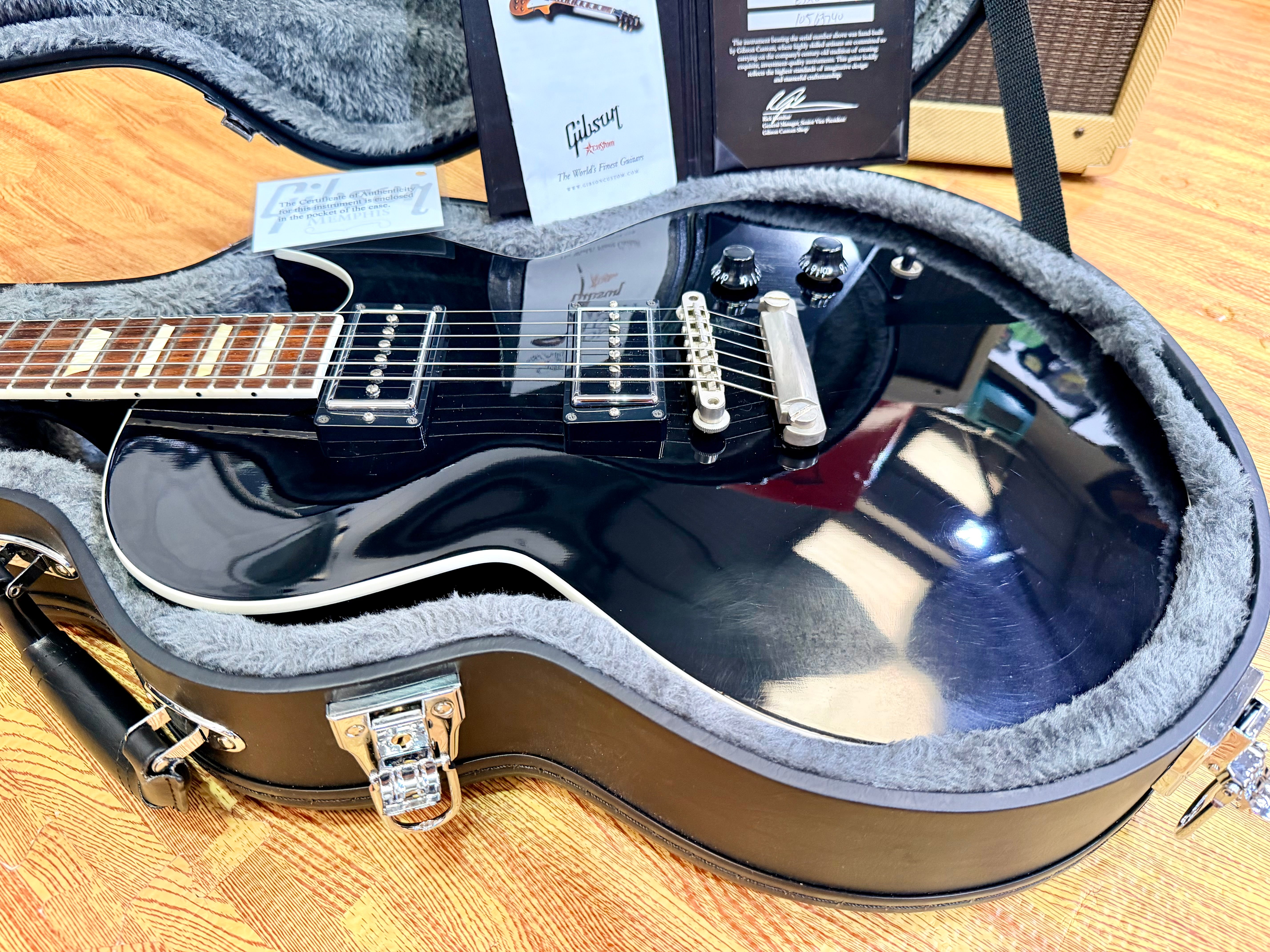 ✨2013✨ Gibson Memphis ES-139 Black Semi Hollow~ P94 P’ups~ Rare USA + Case/COA