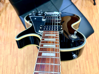🔥2008🔥 Burny RLC-50JS John Sykes Les Paul Custom~ Black~ Japan Market Import!