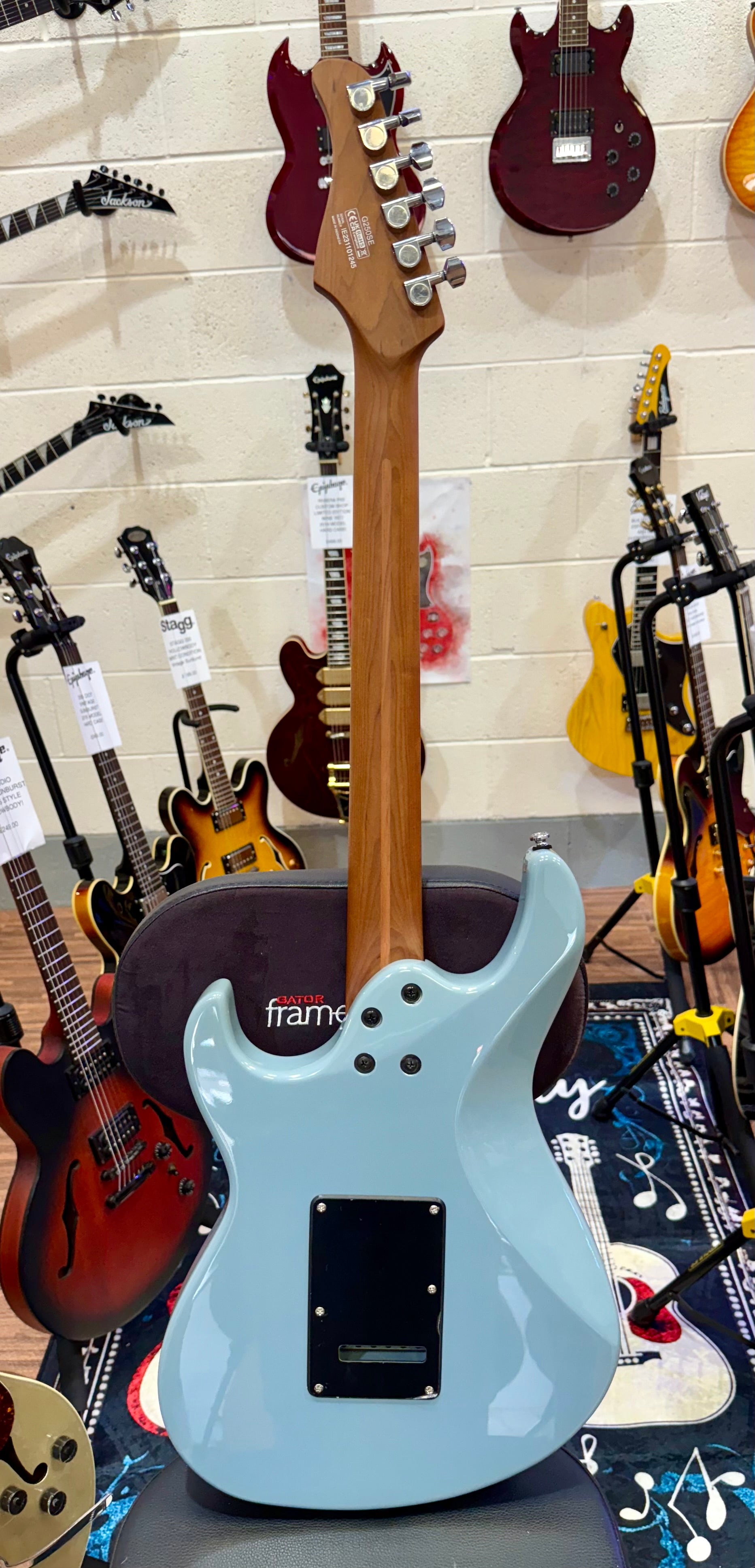 🌟 LAUNCH OFFER 🌟 Cort G250 SE Ocean Blue Grey~ Super Strat~ FREE GIG BAG~ NEW!