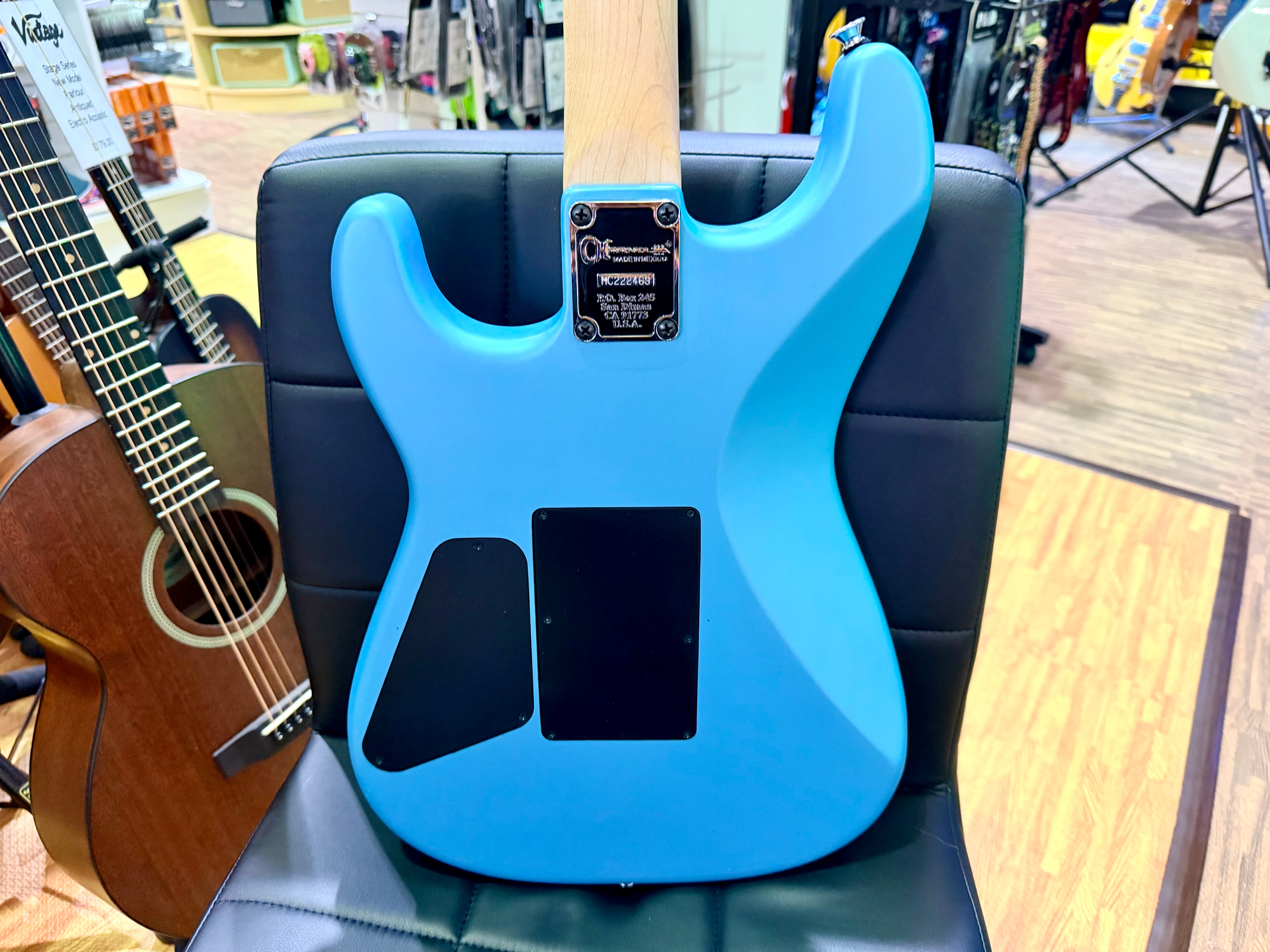 🔥2022🔥 Charvel Pro-Mod San Dimas Style 1 HH FR MN~Blue Frost~ Seymour Duncan!