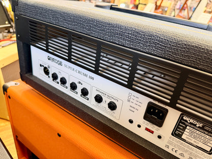 🍊DEAL🍊 Orange Super Crush 100 Head + PPC212 2x12 Cab~ Guitar Amp Stack~ MINT!