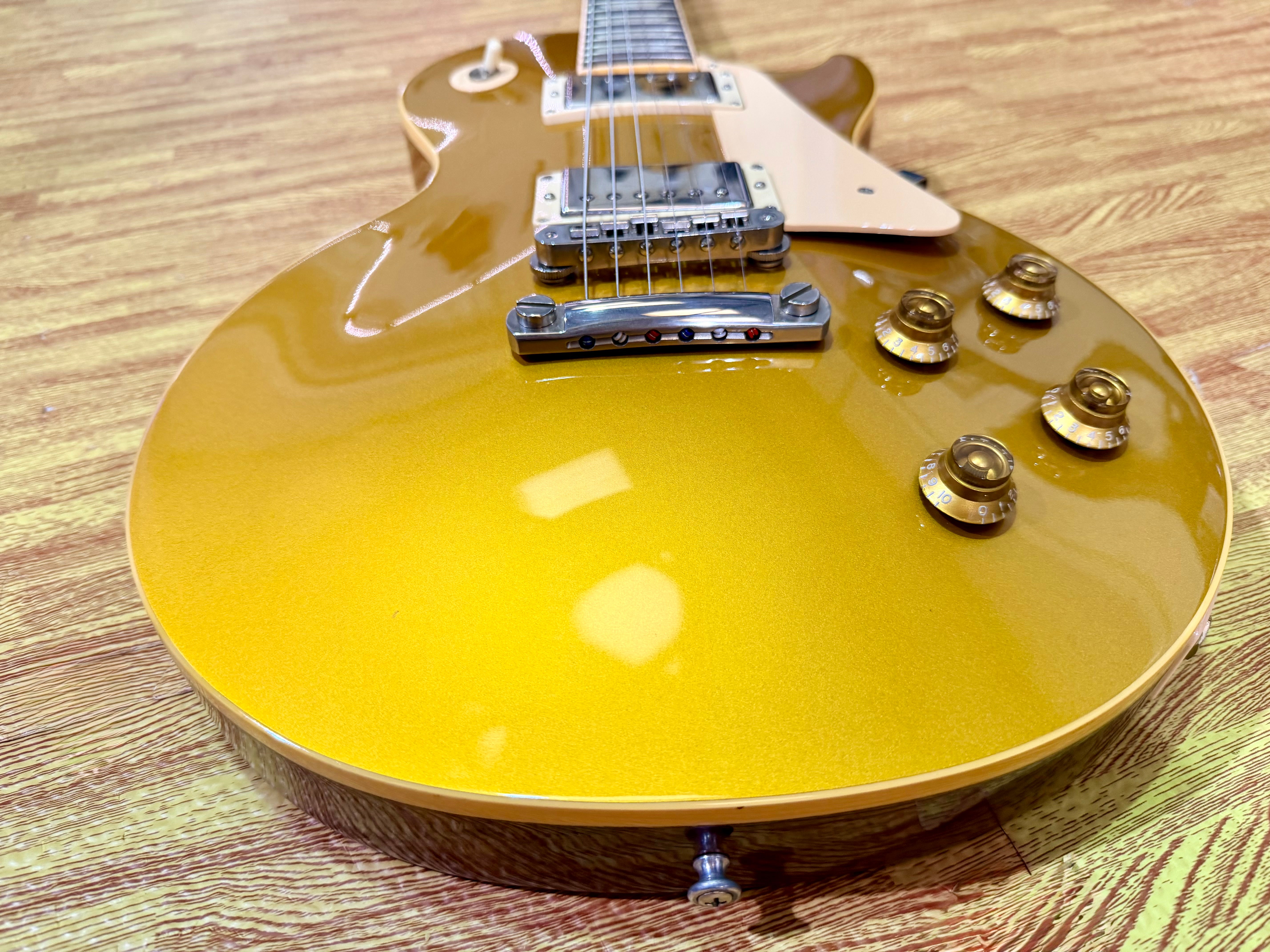 🌟 2005 Gibson USA Les Paul Standard Goldtop Jim Marshall OBE Signed + Case 🌟