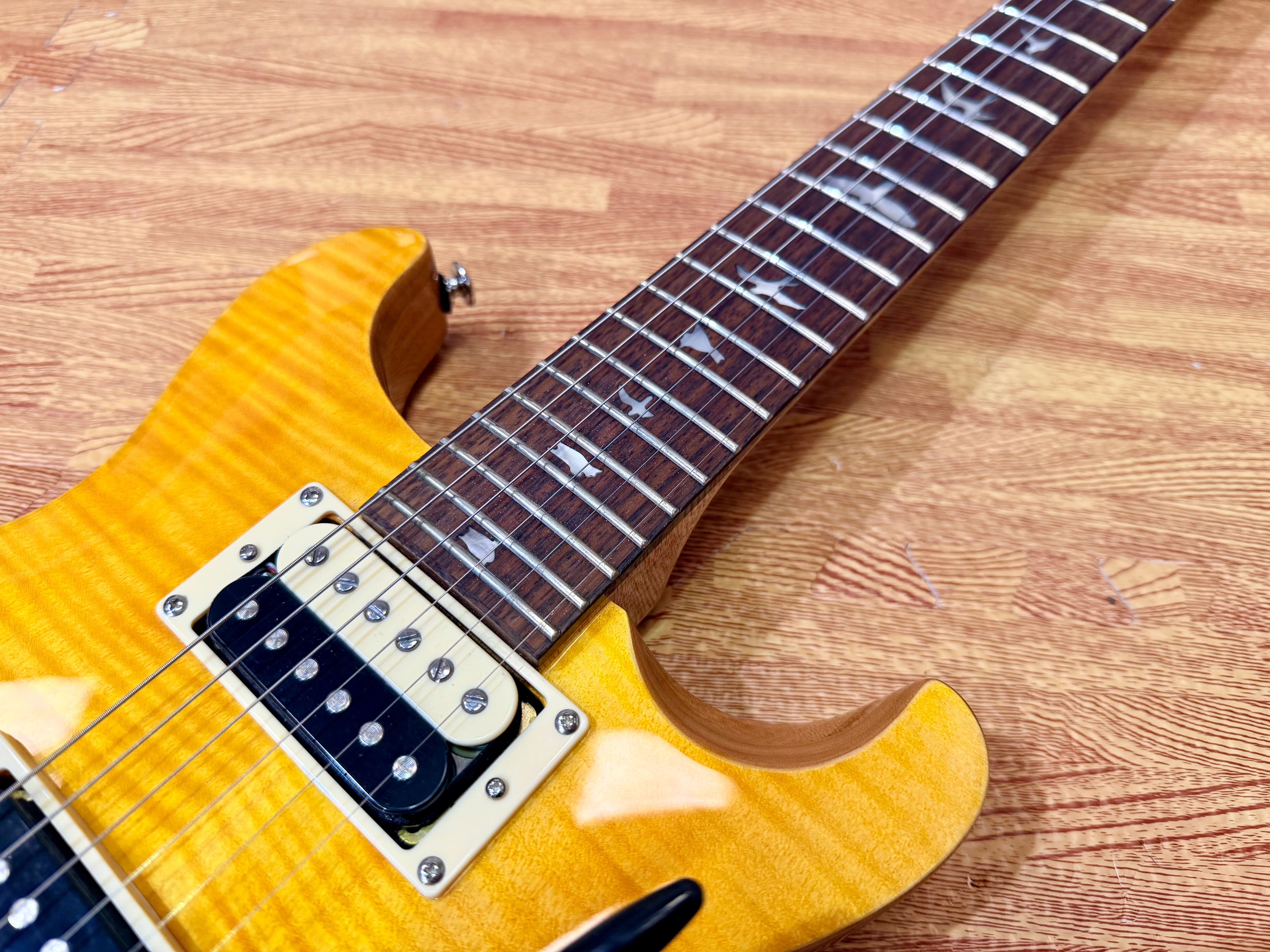 ☀️2022☀️ PRS SE Santana Signature~ Flamed Maple~ Santana Yellow~ Mint Condition!