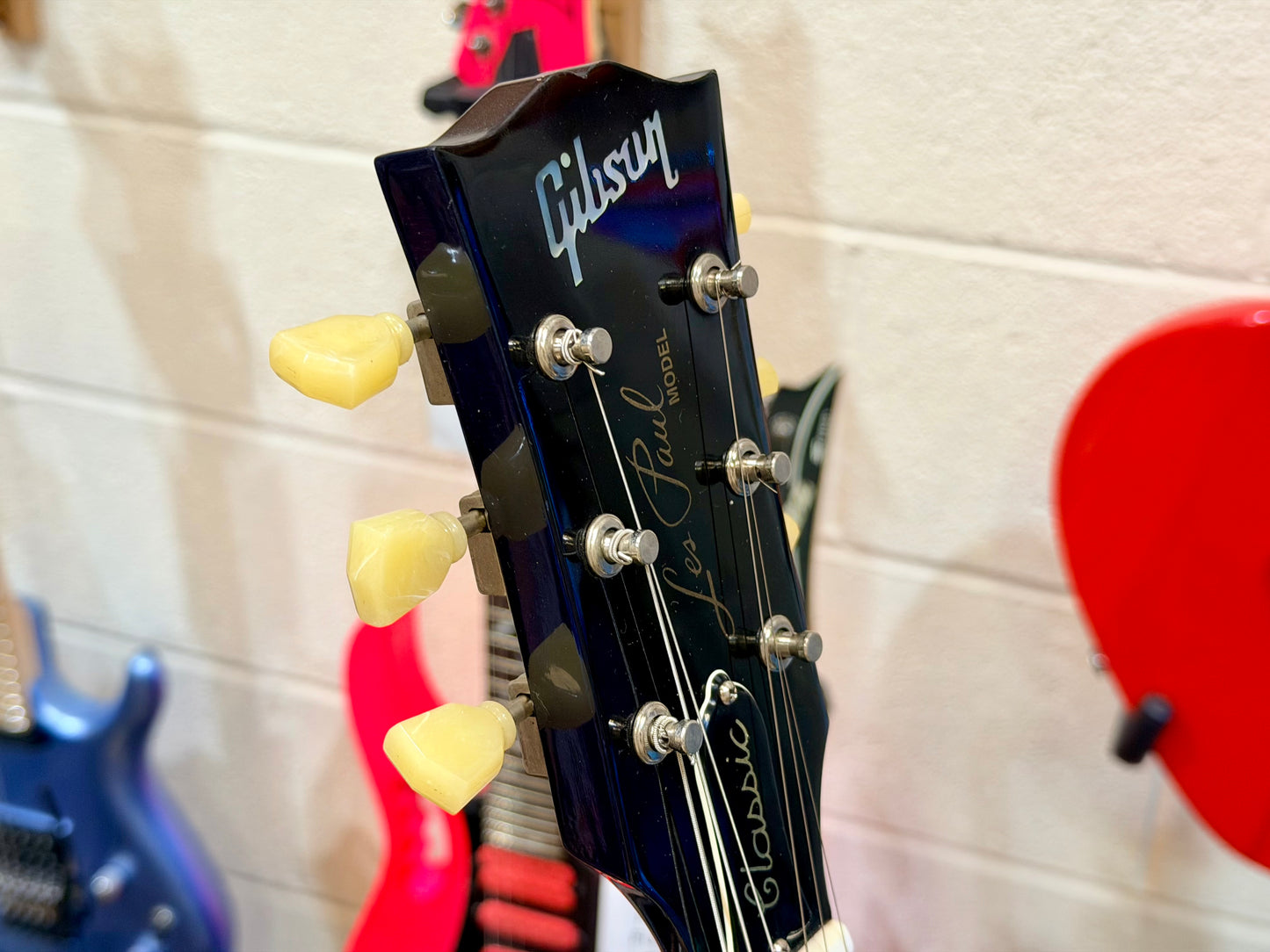 🔥2011 USA🔥 Gibson Les Paul Classic Plus Top~ Manhattan Midnight Blue + Case!