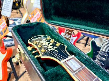 🔥MINT 2019🔥 Epiphone Joe Pass Emperor II Pro~ Rare Wine Red Hollowbody + Hard Case